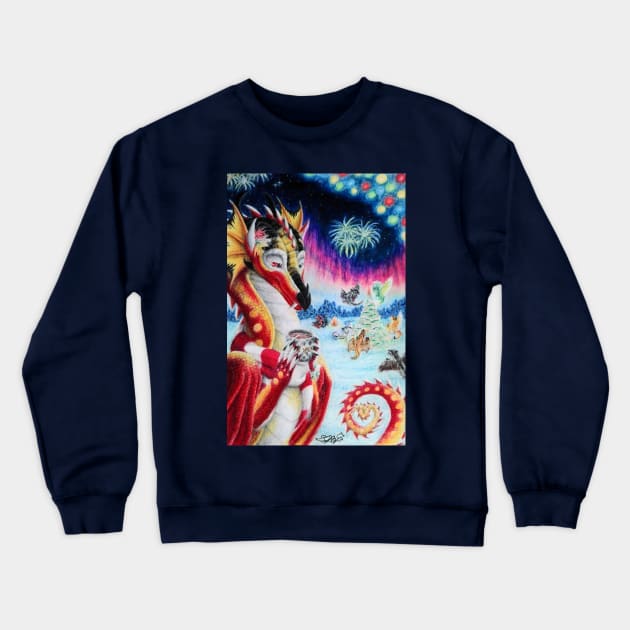 Lycoris - New Year Eve Crewneck Sweatshirt by Lycoris ArtSpark